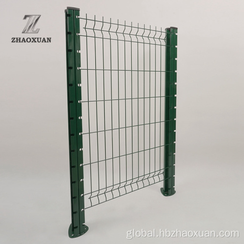3D Curved Wire Mesh Fence Outdoor PVC Coated 3D Wire Mesh Fence Welded Factory